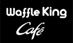 Waffle King Cafe Logo black