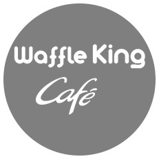 Waffle King Cafe Logo Transparent
